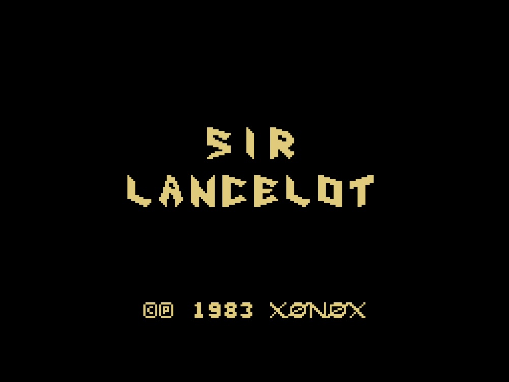 Title Screen of Sir Lancelot for Colecovision